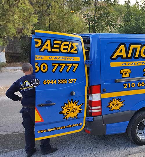 αποφράξεις αποχετεύσεων στη Σταμάτα